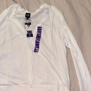 GAP Classic Ivory Cardigan